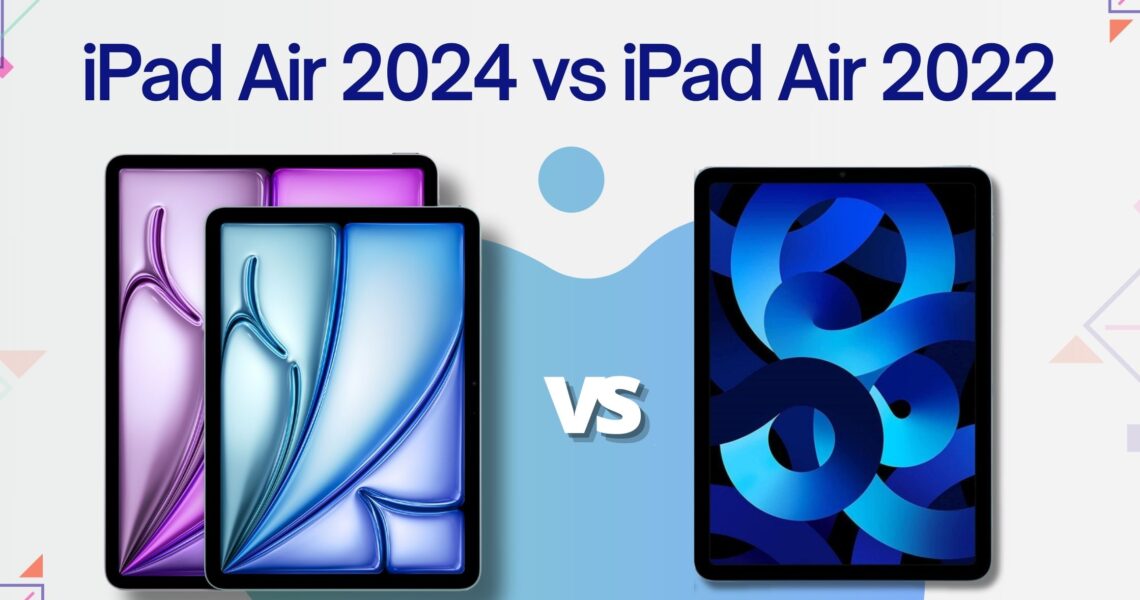Comparação iPad Air 2024 vs iPad Air 2022