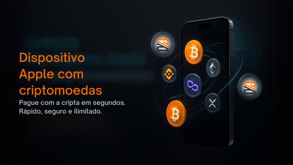 Compre Dispositivos Apple com Criptomoeda