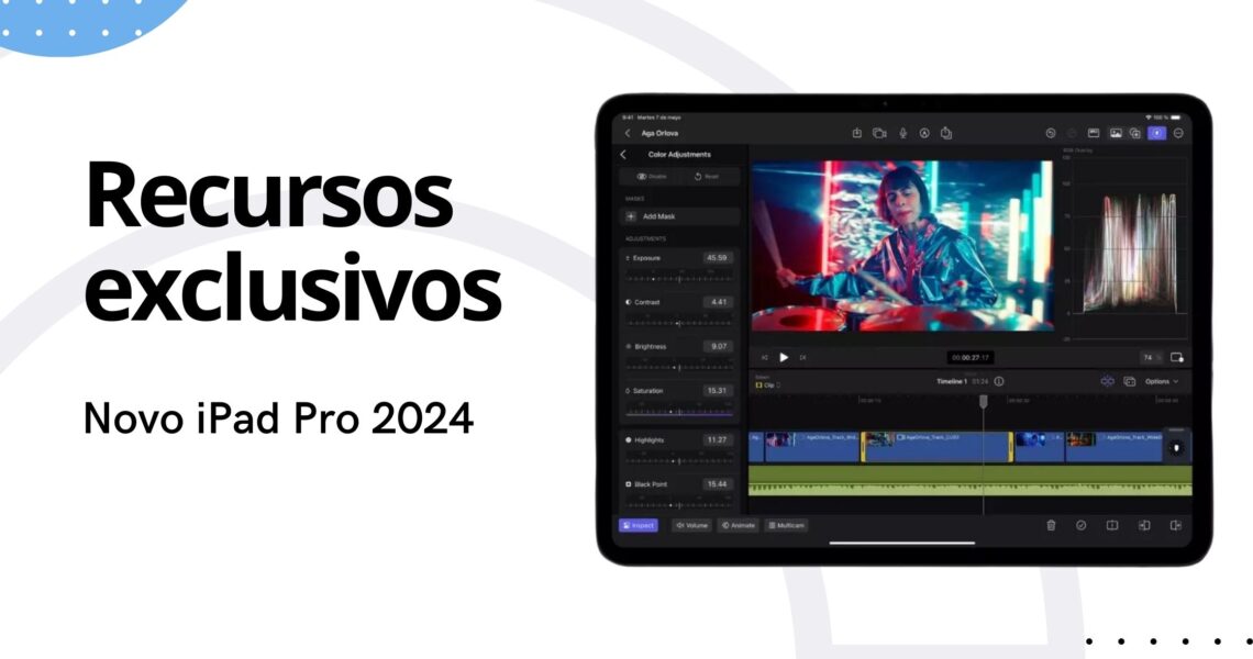 Descubra as Funcionalidades Exclusivas do Novo iPad Pro 2024